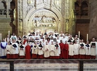 Peel Cathedral choristers make memorable Liverpool visit