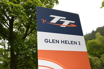 Pictures show new Isle of Man TT signs as logo gets colour change