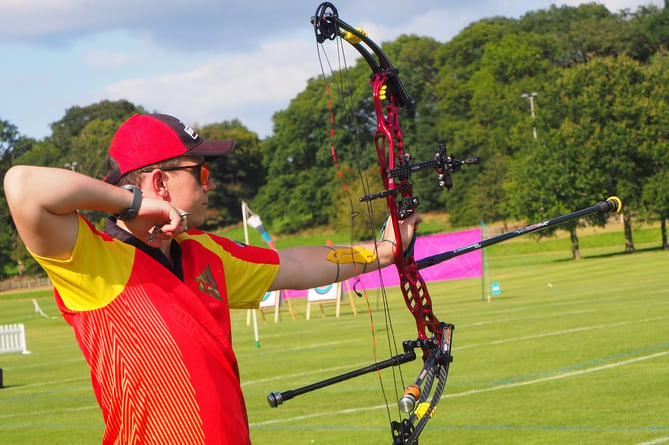 Rhys Moore was in fine form at Isle of Man Archery Club on Sunday