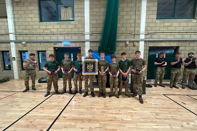 Isle of Man Army Cadets at the Royal Artillery competition