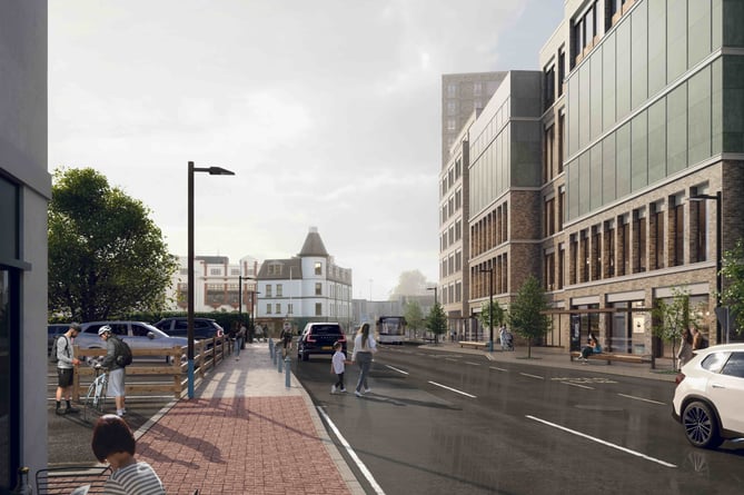 3D design plan of the new Lord Street development