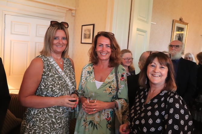 (L-r) Mrs Sarah Turner and Mrs Amanda Divall - Marown & District Branch, and Mrs Sandy Denning - Executive Officer for the Isle of Man Anti-Cancer Association