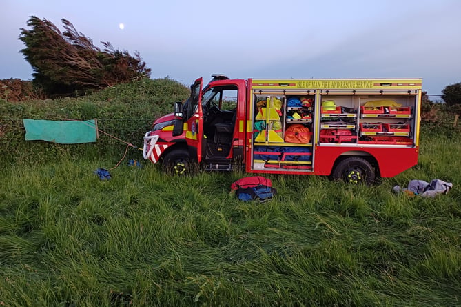 A rescue appliance from Castletown Station responded to two swimmers having difficulty exiting the water at a quarry last night 