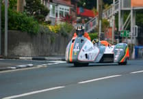 Isle of Man TT 2024: Injured sidecar competitor thanks fans for their support
