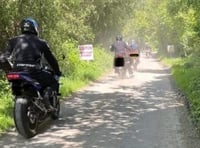 Bikers caught tearing down footpath as police threaten action