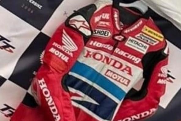 The race leathers that were stolen
