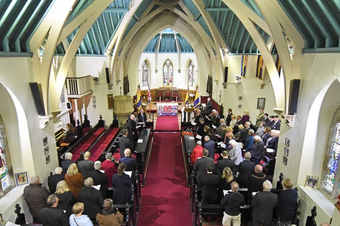 A service of reflection on the 80th anniversary of the D-Day landings at the Royal Chapel in St John's