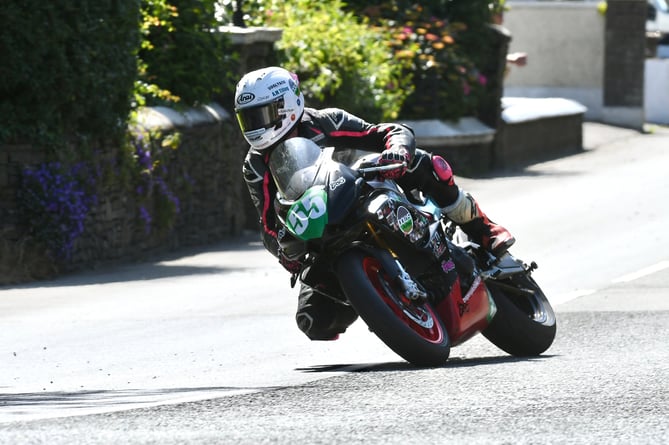 Jack Petrie during today's Supertwin Race Two