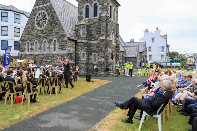 Brass Band Festival in Port Erin in 2023.