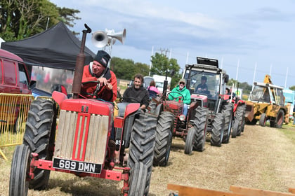 Vintage tractors on display during two-day show in Castletown