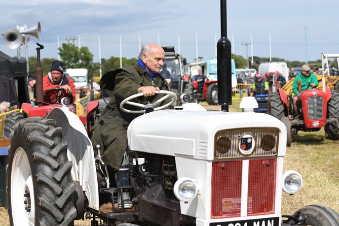 The Southern Vintage Engine and Tractor ClubÕs annual two-day vintage show - pictured is Phil Keyes on a David Brown 880 tractor