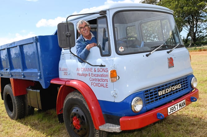 The Southern Vintage Engine and Tractor Clubâs annual two-day vintage show - pictured is David Craine in his newly restored 1980 Bedford truck