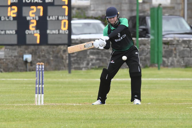 Alexander Crowe top-scored for Castletown with 56 runs to help his side defeat Valkyres by 36 runs in Division Two at King William's College (Photo: Dave Kneale) 