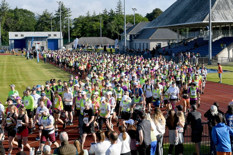 The 2024 Parish Walk start at the NSC - 