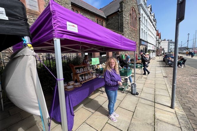  Nina Cooper of Chocolates of Man at the Douglas Foodies Market