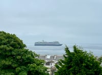 Cruise ship visitor is a record breaker