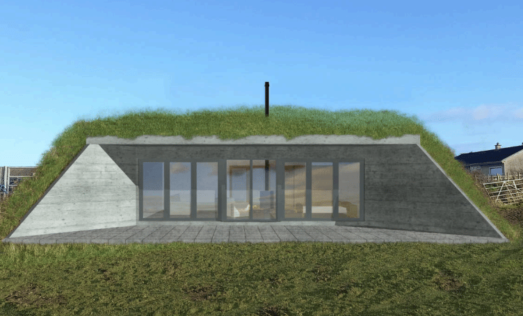 Artists' impression of the bunker conversion