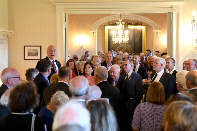 A reception at Government House to celebrate the birthday of King Charles III