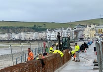 Pictures as new £900,000 sea wall in Douglas starts to take shape
