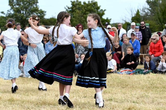 Traditional Manx dancing in the opening ceremony