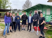 Pension firm volunteers help revamp Isle of Man playground