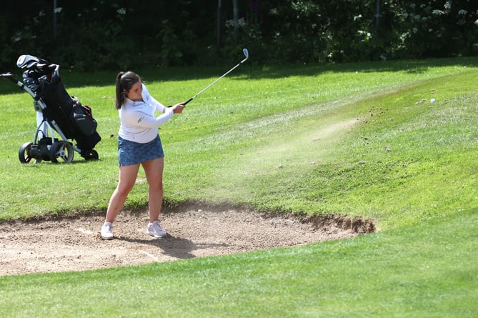 Defending champion Kayleigh Dawson was the leading qualifier in the Isle of Man Women's Golf Championship which teed off at Mount Murray Golf Club over the weekend (Photo: Isle of Man Golf)