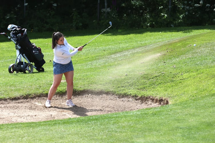 Defending champion Kayleigh Dawson was the leading qualifier in the Isle of Man Women's Golf Championship which teed off at Mount Murray Golf Club over the weekend (Photo: Isle of Man Golf)