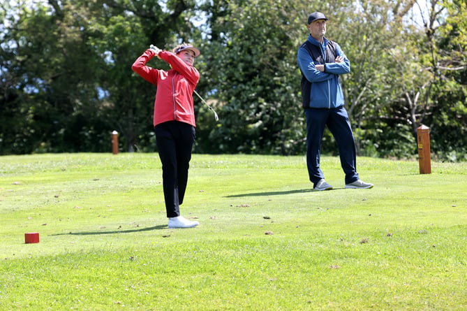 Emma Noon followed in the footsteps of her brother Robbie by booking her place in the latter stages of this year's island golf championships (Photo: Isle of Man Golf)
