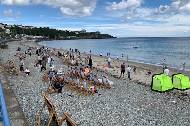 It was the second time the beach day has been held