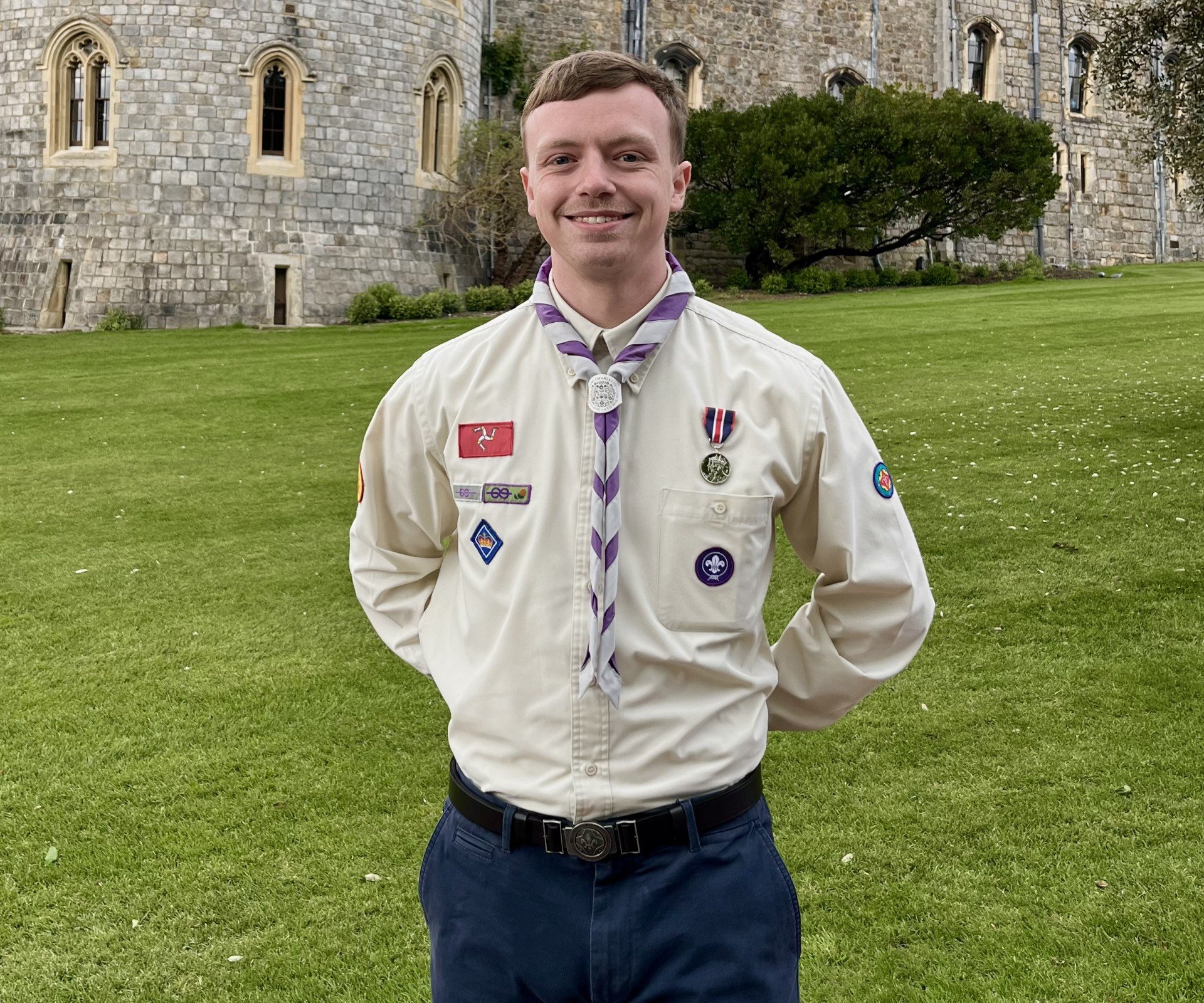 Isle of Man scout David Cowin receives national honour after helping at ...