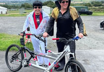 Watch 'Elvises' set off on lap of the Isle of Man TT course