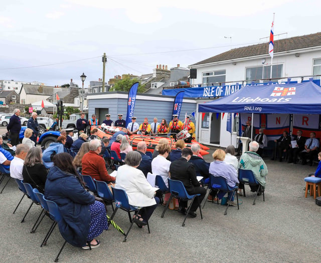 Naming ceremony held for new lifeboat in Port St Mary