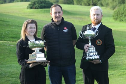 Brother and sister win island golf championships