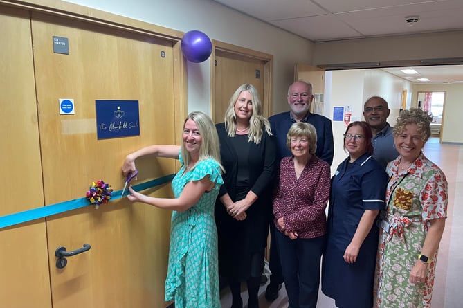 The Bluebell Suite, a private room designed specifically for parents experiencing miscarriage and baby loss, was opened by Vicky Christian who has sadly experienced multiple miscarriages and a complicated pregnancy between 2018 and 2020.