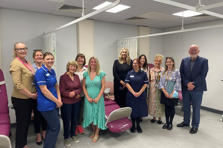 A separate space for women experiencing complications in early pregnancy, was officially opened at Noble’s Hospital last week 