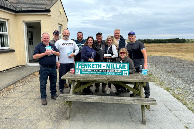 Competitors in the fourth round of Ayre Clay Target Club’s summer English Skeet League which took place at the Blue Point range last Sunday.