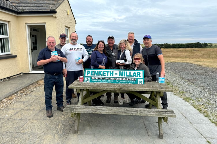 Competitors in the fourth round of Ayre Clay Target Club’s summer English Skeet League which took place at the Blue Point range last Sunday.