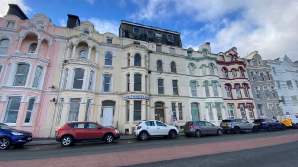 The former Marina Hotel on Douglas Promenade