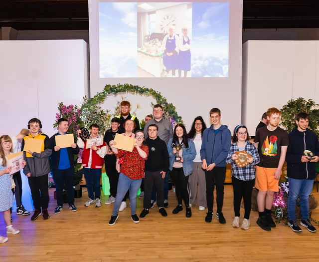 Pictures as students with additional needs celebrated at awards