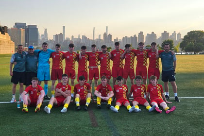 Isle of Man footballers finish runners up in New York competition