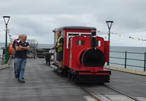 Video shows pier train in action for one of first times in decades