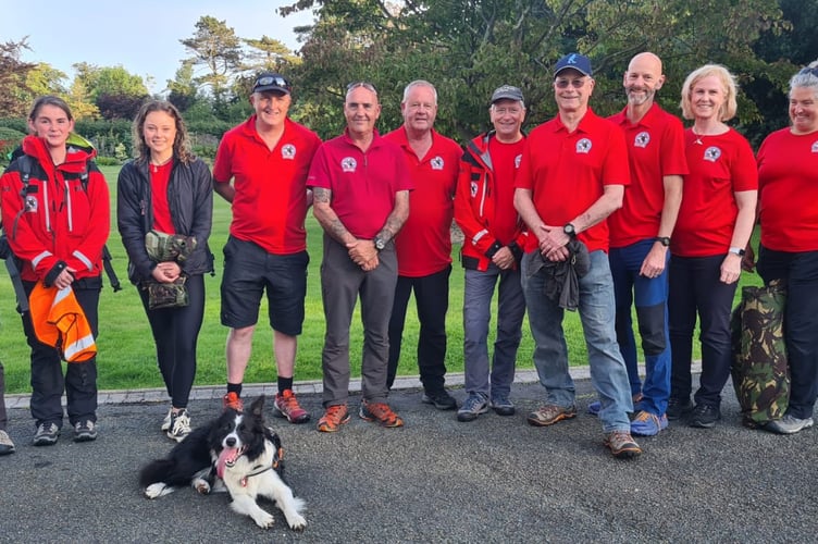 Members of the Search and Rescue Dogs Association Isle of Man celebrated its 20th anniversary at Government House on Tuesday evening 