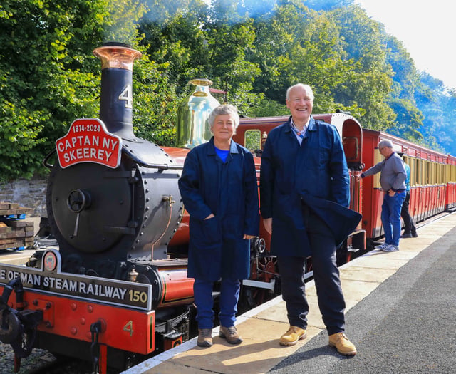 Pictures and video as Isle of Man's heritage railways mark milestones