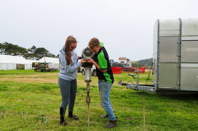 Royal Manx Agricultural Show Set Up 2024