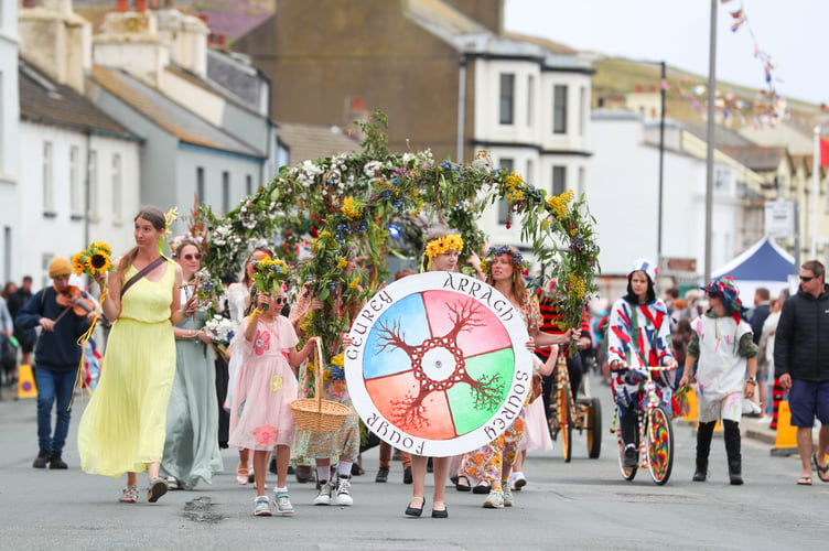 A lot of children from across the island were involved in the carnival on Sunday