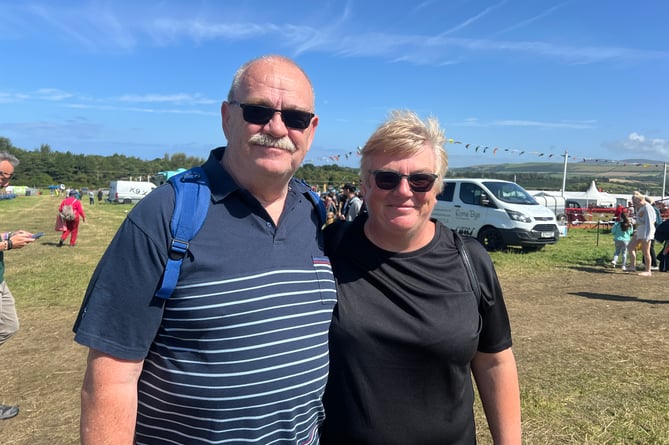 David Barnard and Pauline Bailey, from the Lake District 