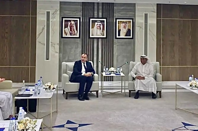 Alfred Cannan met Bahraini government officials during a three-day trip to the Gulf state in 2022