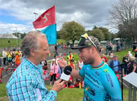 Watch as Sir Mark Cavendish praises 'beautiful' homecoming event