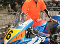 Damien is the only local newcomer in Manx Grand Prix