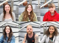 The six students who have each won a £10,000 bursary from arts council